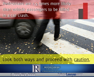 Street Crossing Safety Infographic - The Rothenberg Law Firm LLP