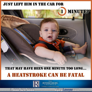 Prevent car heatstroke in children