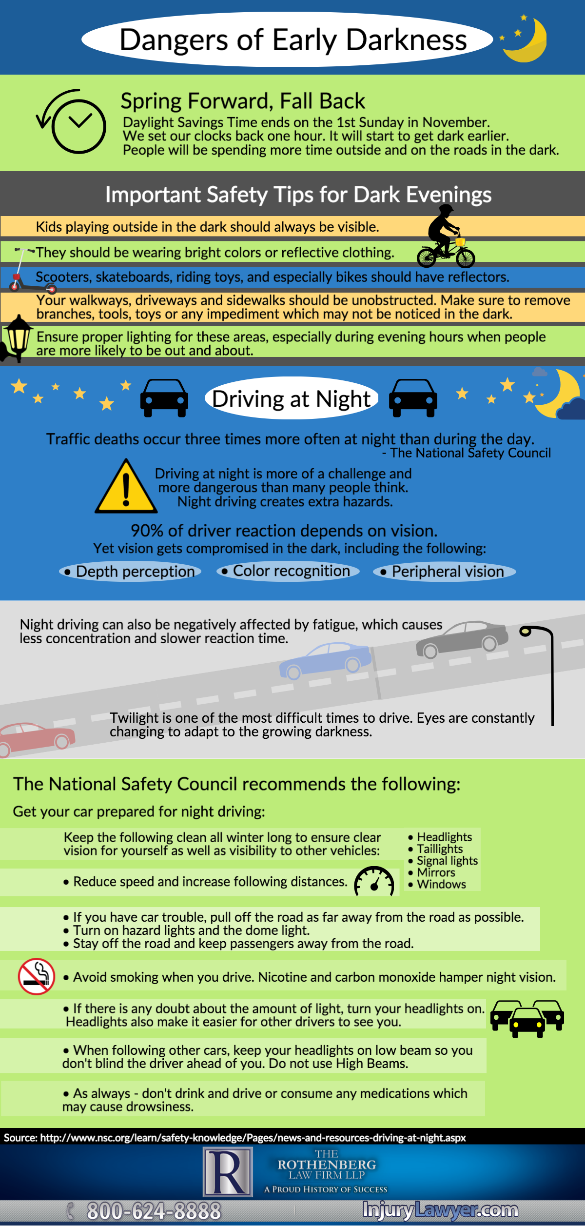 Street Crossing Safety Infographic - The Rothenberg Law Firm LLP