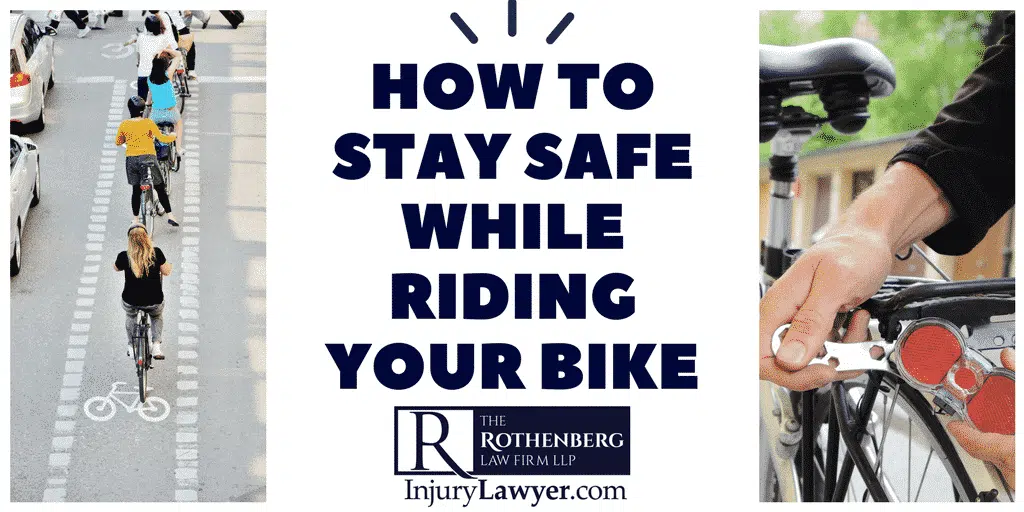 How to stay safe while riding your bike