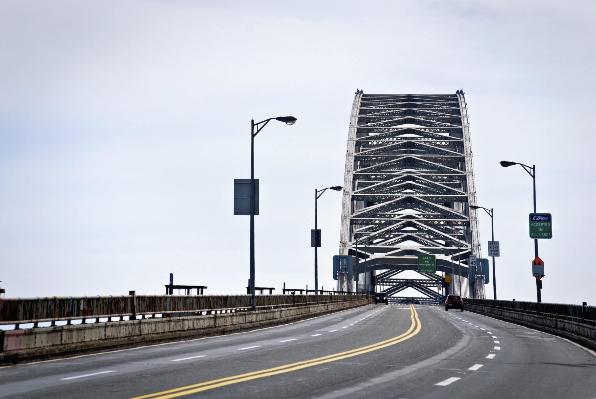 The Bayonne Arch Bridge, which connects Bayonne, NJ to Staten Island New York